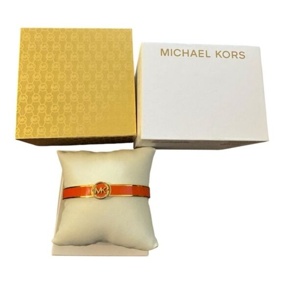 Michael Kors Stainless Steel Orange Bracelet - Picture 1 of 4